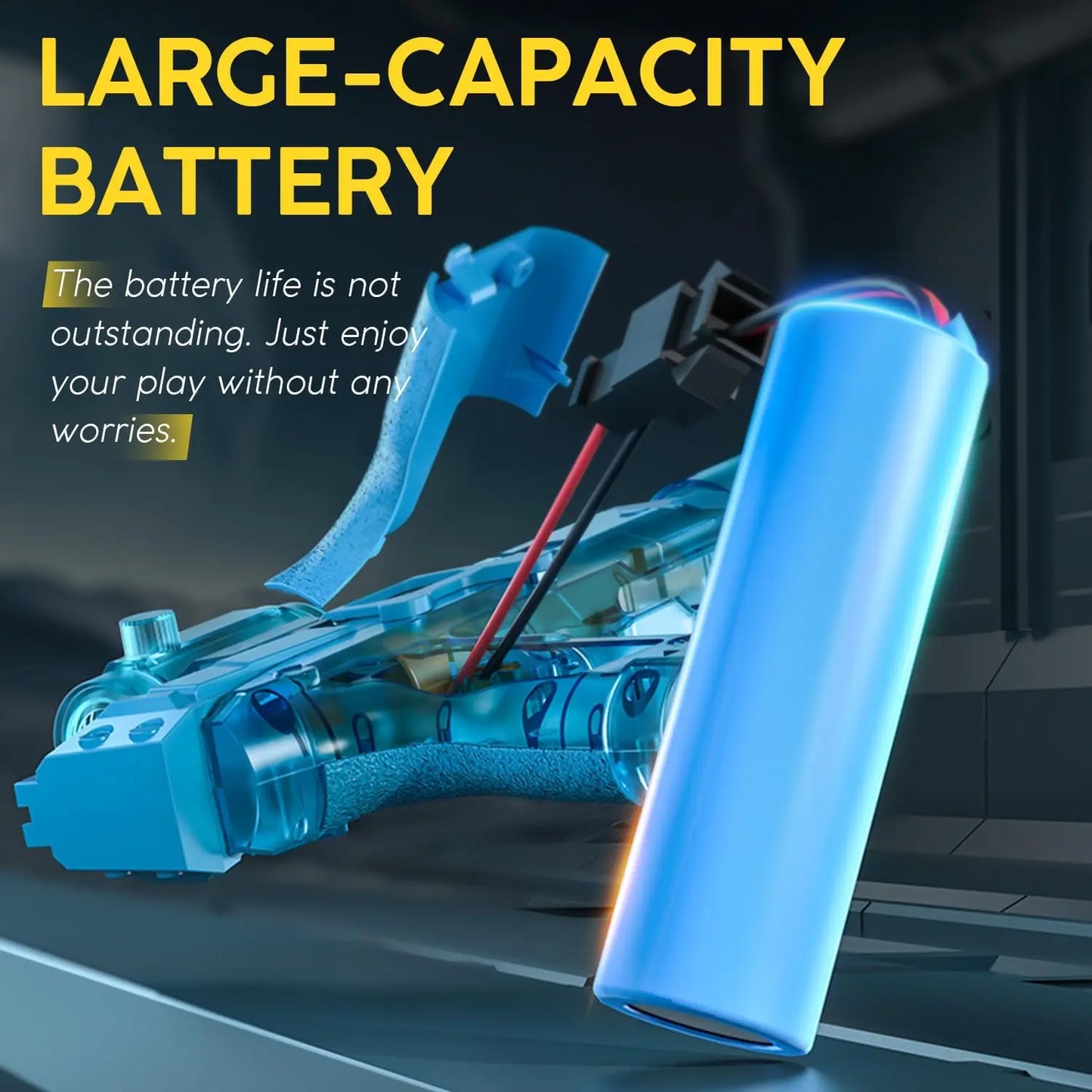 Ultimate Battle Powerful Electric Water Gun, Water Blaster Automatic Squirt Gun with Glowing Muzzle 320cc High Capacity, Up to 32 FT Range, Outdoor Summer Party Toy OutdoorFun for Adults &Kids Toys #Summervibes